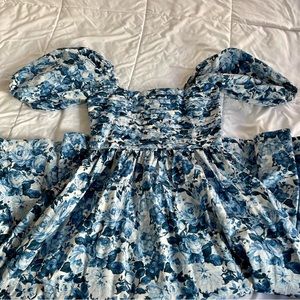 Abercrombie Emerson Poplin Midi Dress